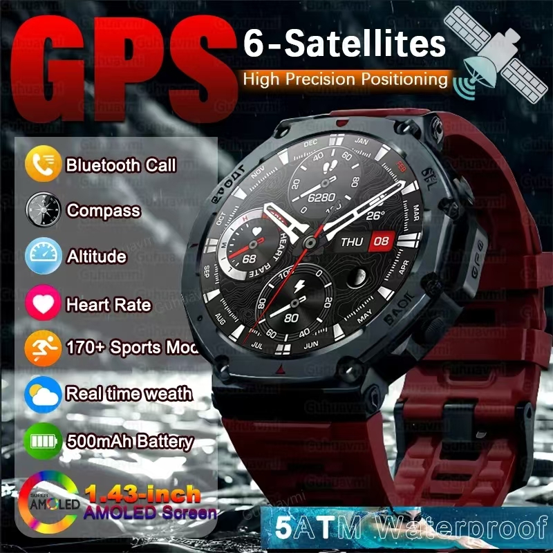 Smartwatch Faces - Relógio Inteligente North Edge T-Rex Ultra