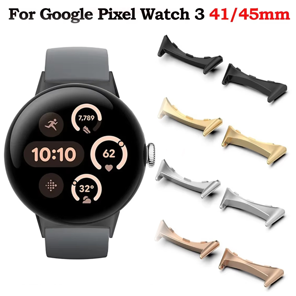 Smartwatch Watch Accessories - Adaptador de conector de pulseira de