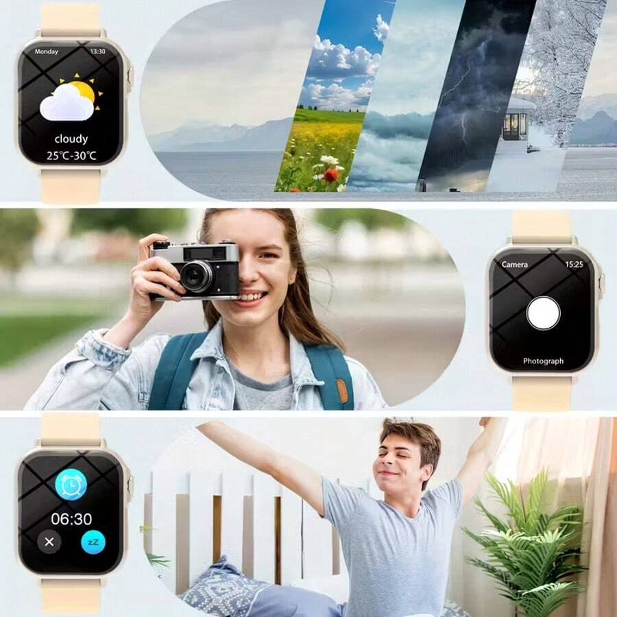 Smartwatch Touch - 1 unidade Smartwatch 2025 com Tela