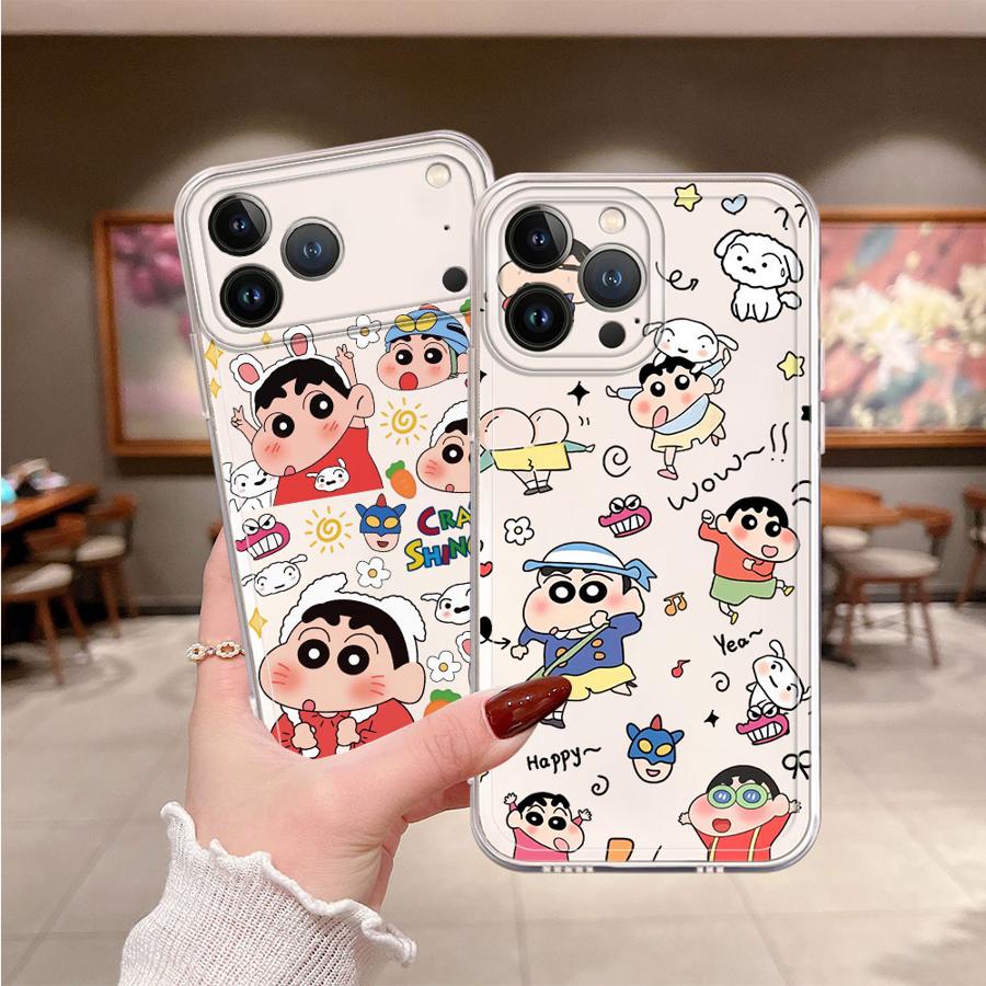 Apple Iphone 16 - Capa de Celular Macia Cra-yons Shin-chans