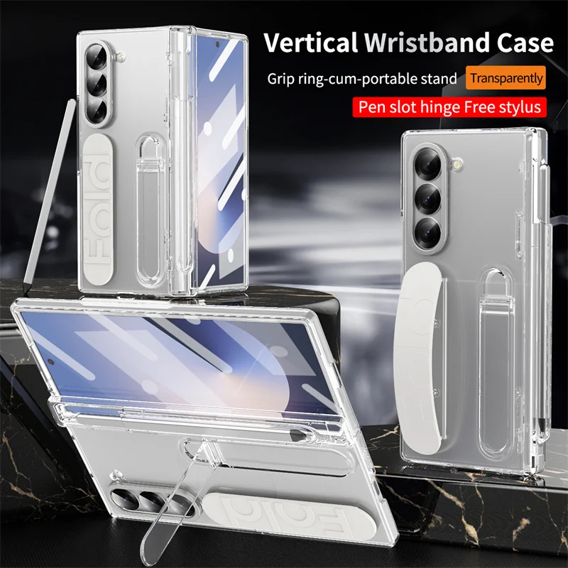 Screen Protector Film - Luxo pulseira titular dobradiça caso de