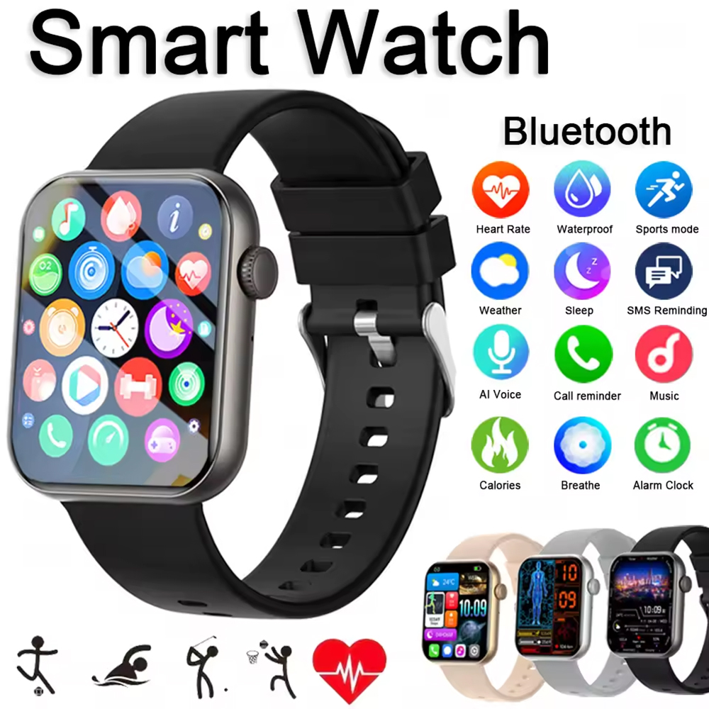 Smartwatch Faces - Relógio Inteligente Masculino Original, Monitor de