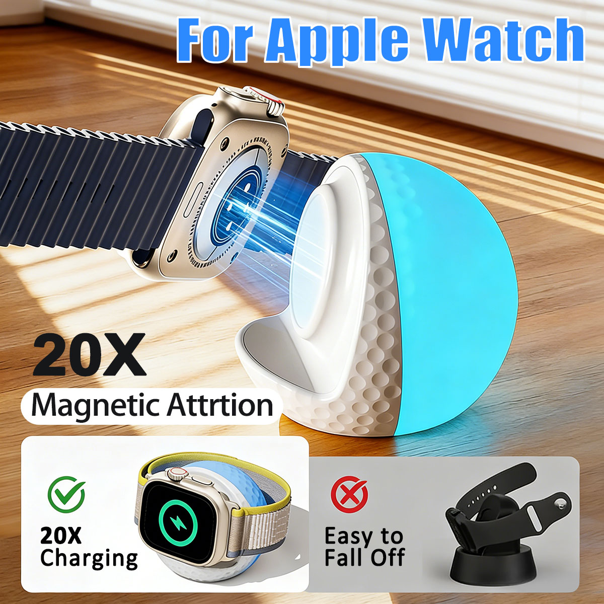 Watch Charging Dock - Suporte de Carregamento Sem Fio com