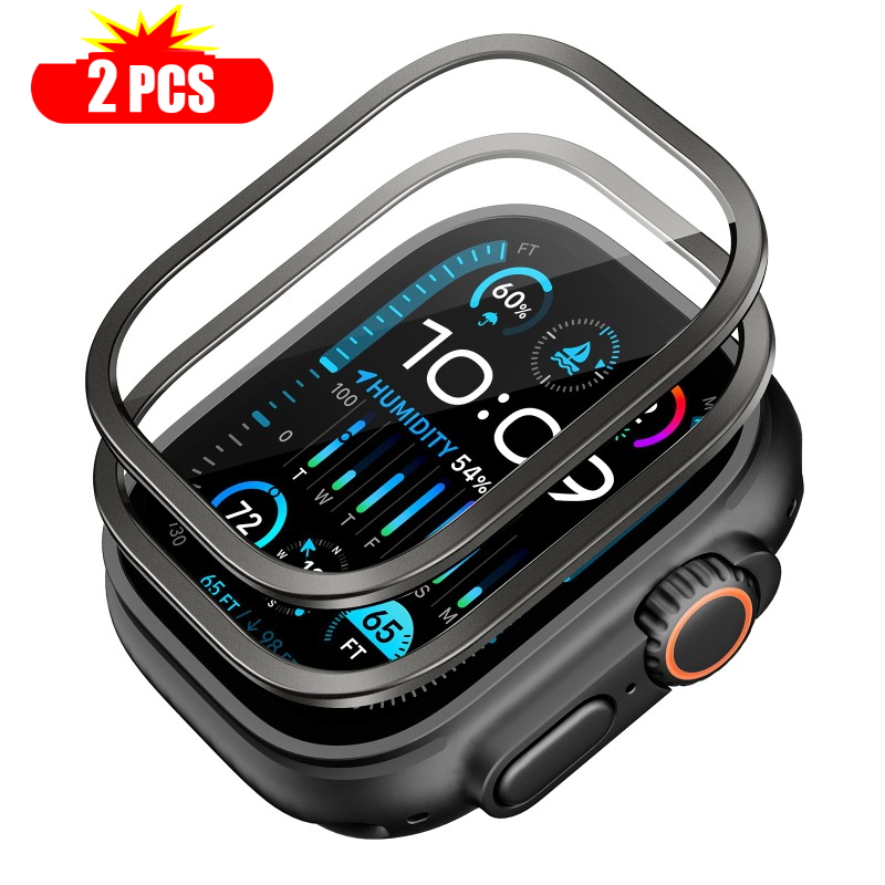 Smartwatch Watch Accessories - 2 pçs vidro temperado para apple