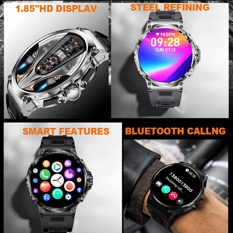 NORTE EDGE-HD exibição smartwa - Smartwatch Faces avaliação e preço