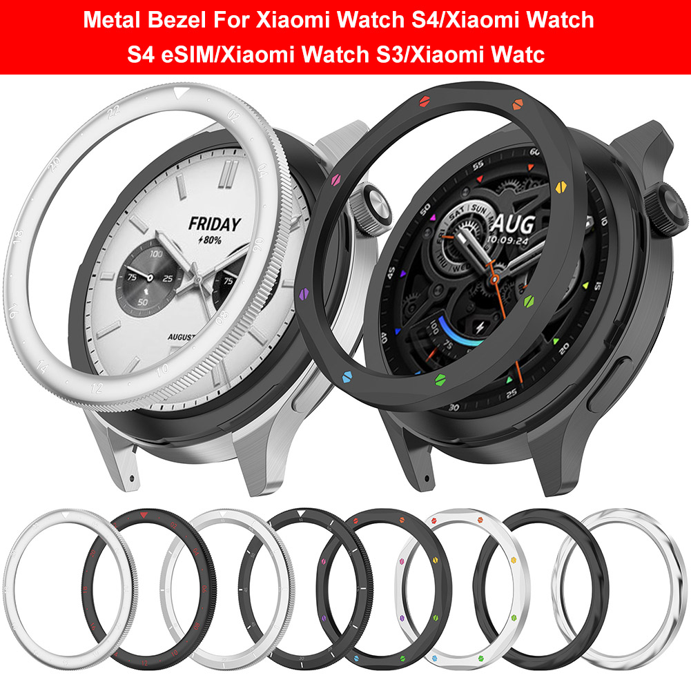 Moldura de metal para xiaomi w - Xiaomi Smartwatch S4 Accessories avaliação e preço