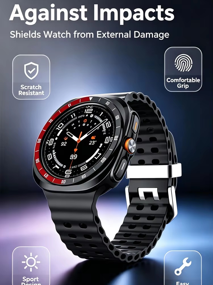 Capa Protetora Rígida (Bezel + - Smartwatch Icon avaliação e preço