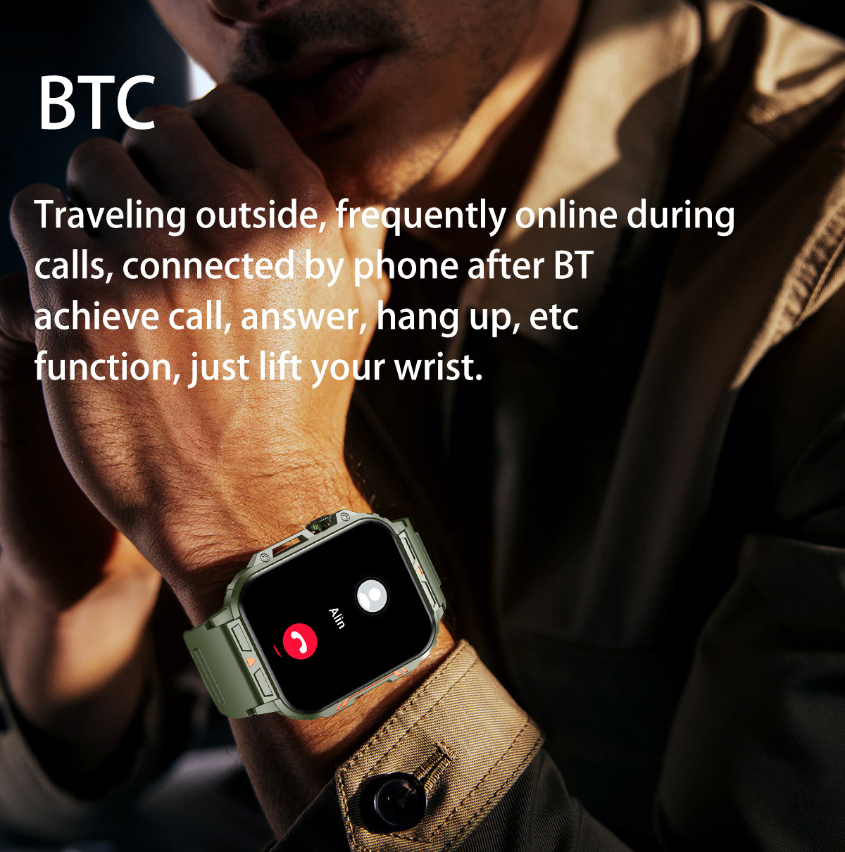 Relógio inteligente militar ao - Smartwatch Faces avaliação e preço