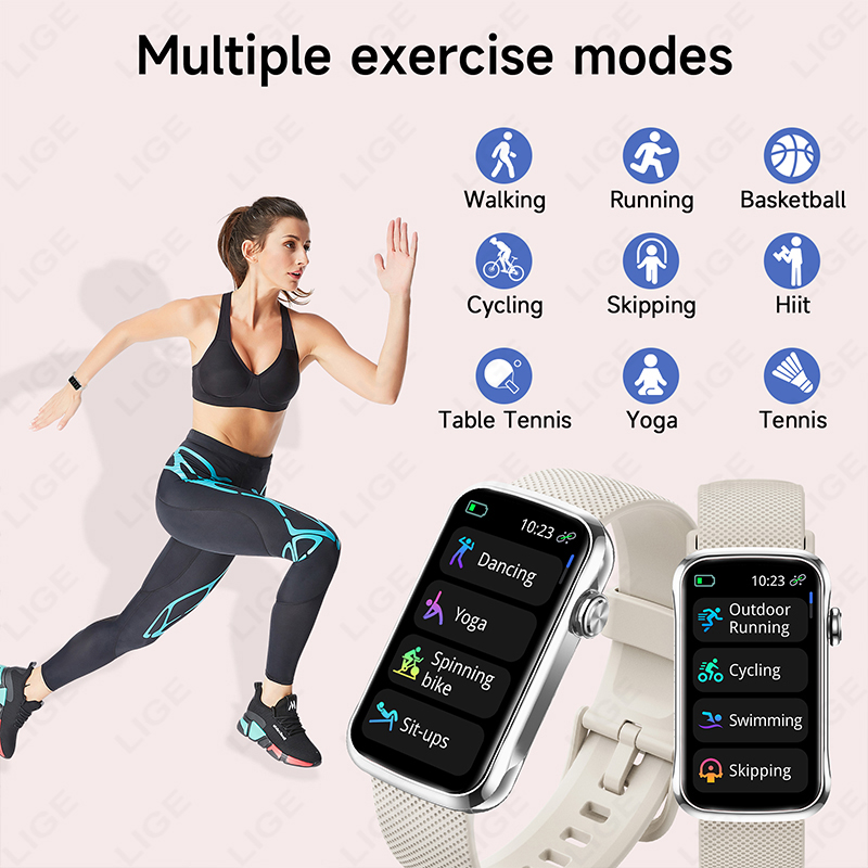 Relógio Inteligente LIGE Fashi - Smartwatch Custom avaliação e preço