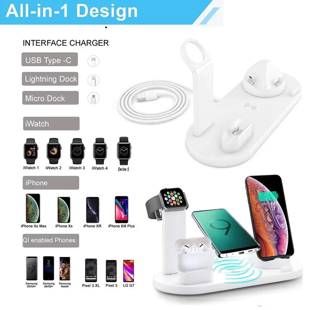 Carregador Sem Fio 7 em 1 de 3 - Watch Charger Cable avaliação e preço