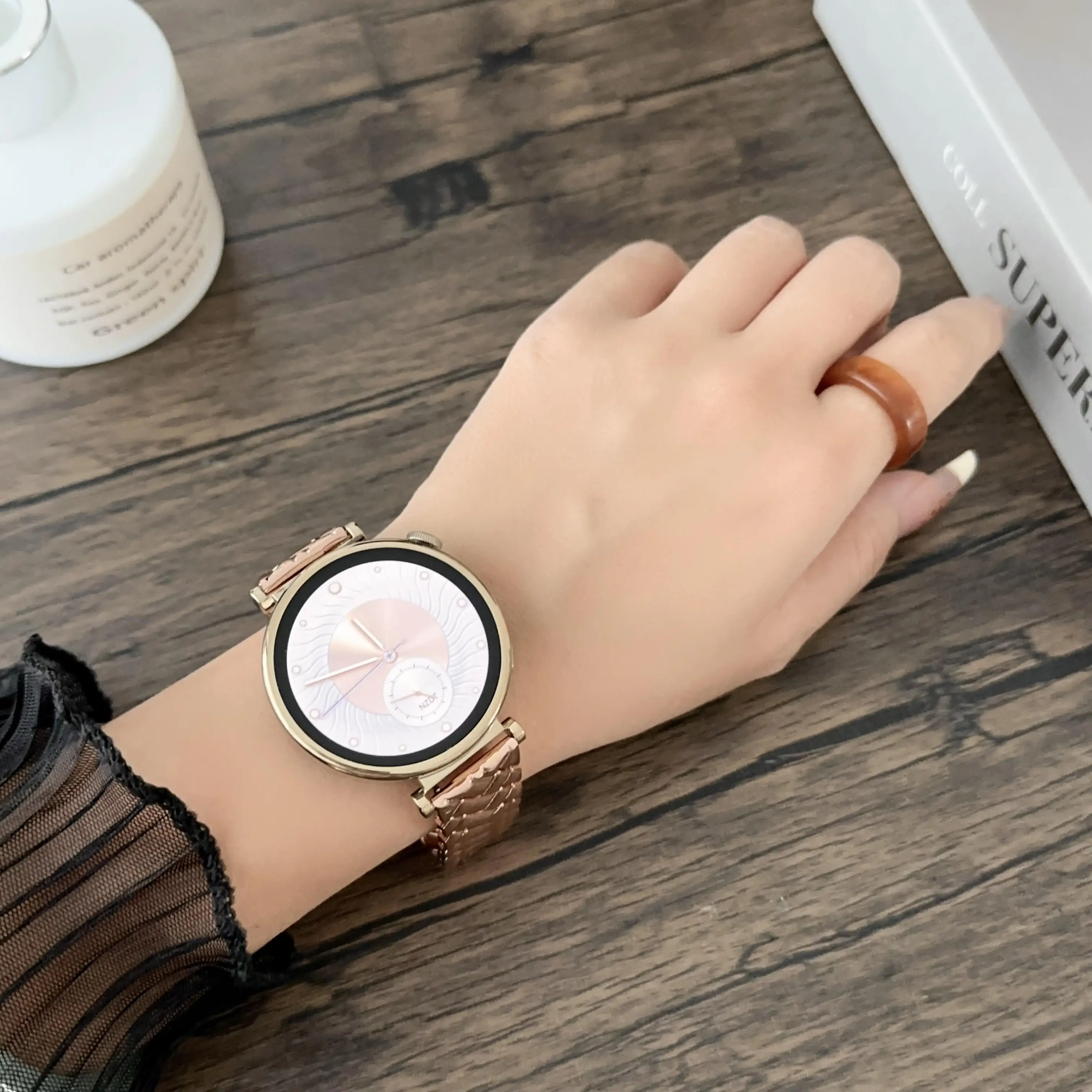 Pulseira de relógio de aço ino - Fossil Smartwatch Accessories avaliação e preço