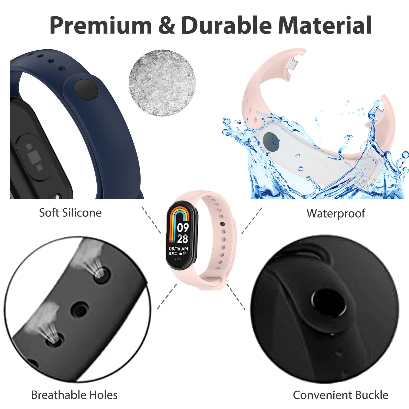 Silicone pulseira para xiaomi  - Sport Loop Strap avaliação e preço