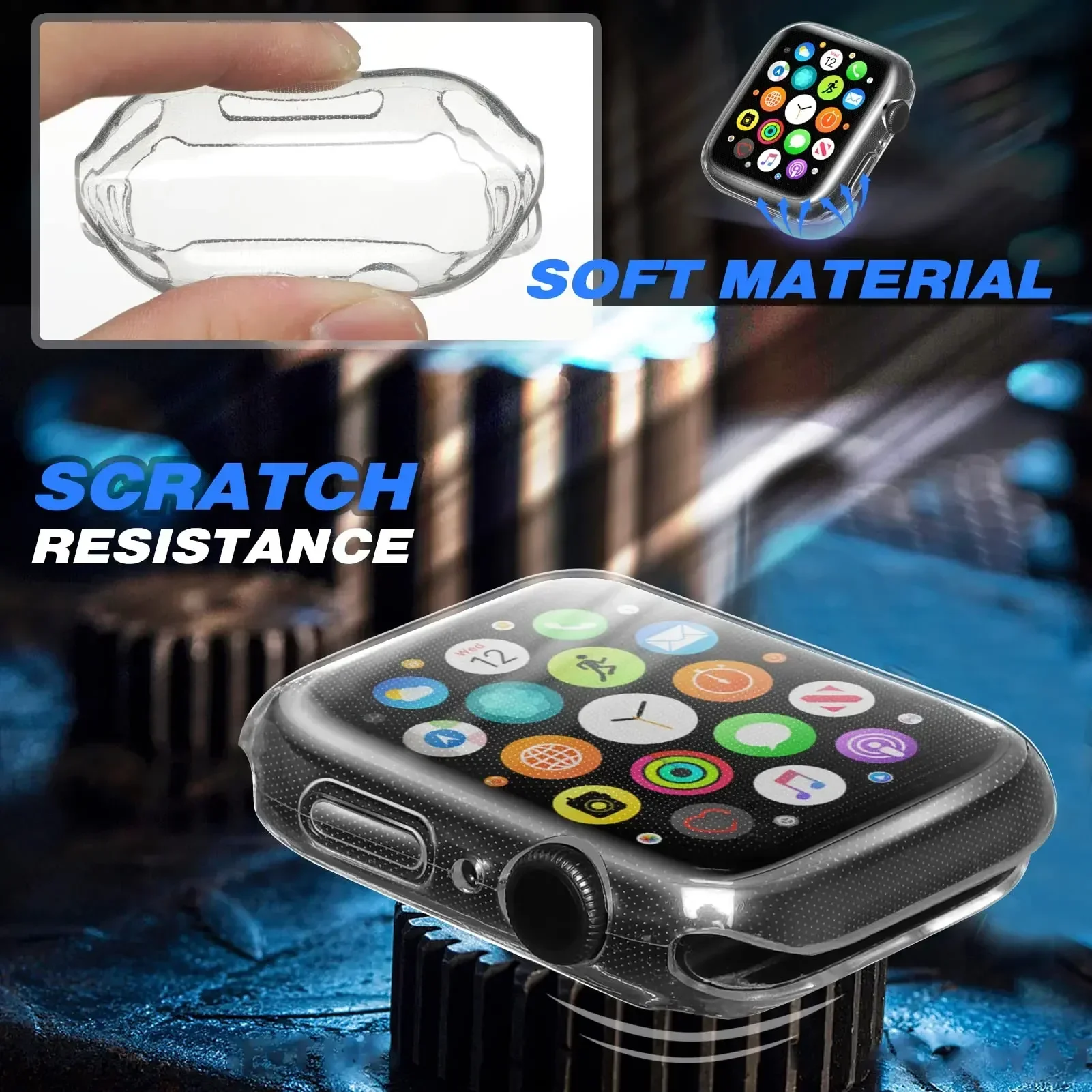 Capa para apple watch case 44m - Smartwatch Icon avaliação e preço