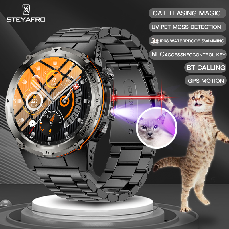 Smartwatch militar NFC masculi - Smartwatch Faces avaliação e preço