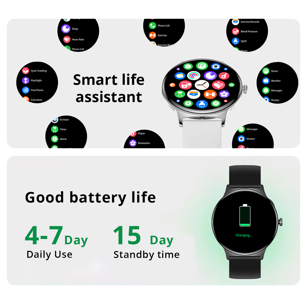 COLMI V89 Smartwatch feminino  - Smartwatch Faces avaliação e preço