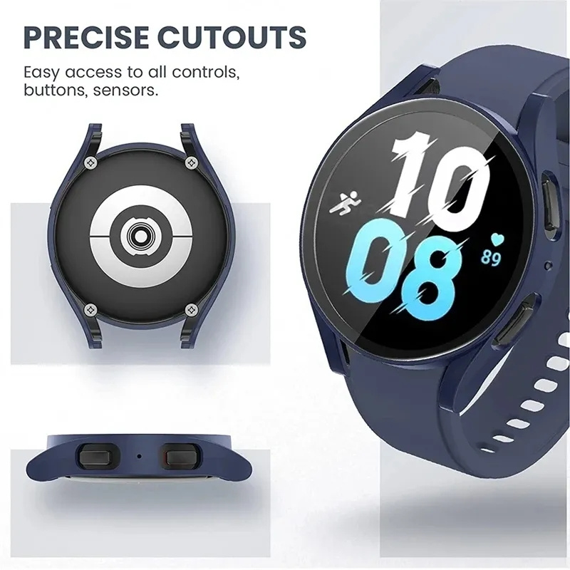 Vidro + capa para samsung gala - Accessories For Galaxy Watch 5 avaliação e preço