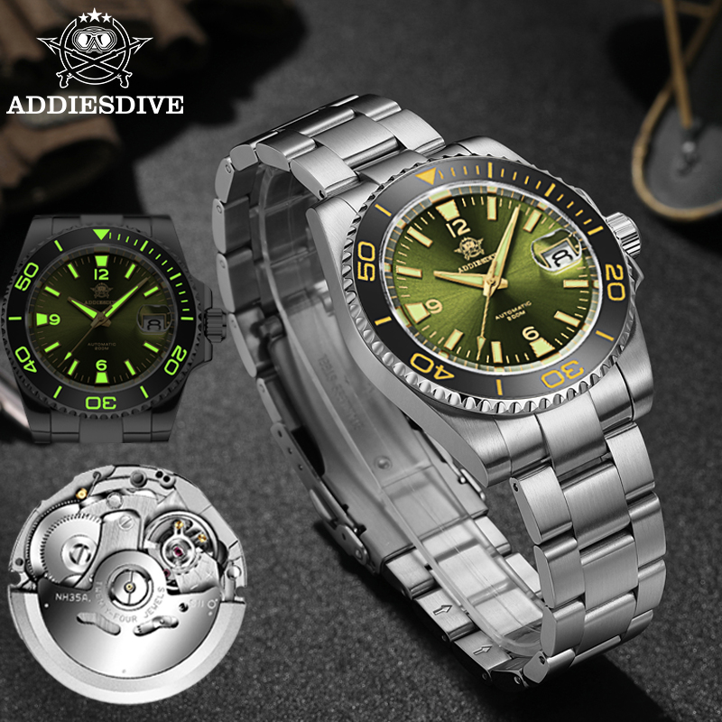 ADDIESDIVE AD2085 Relógio de m - Ceramic Link Bracelet avaliação e preço
