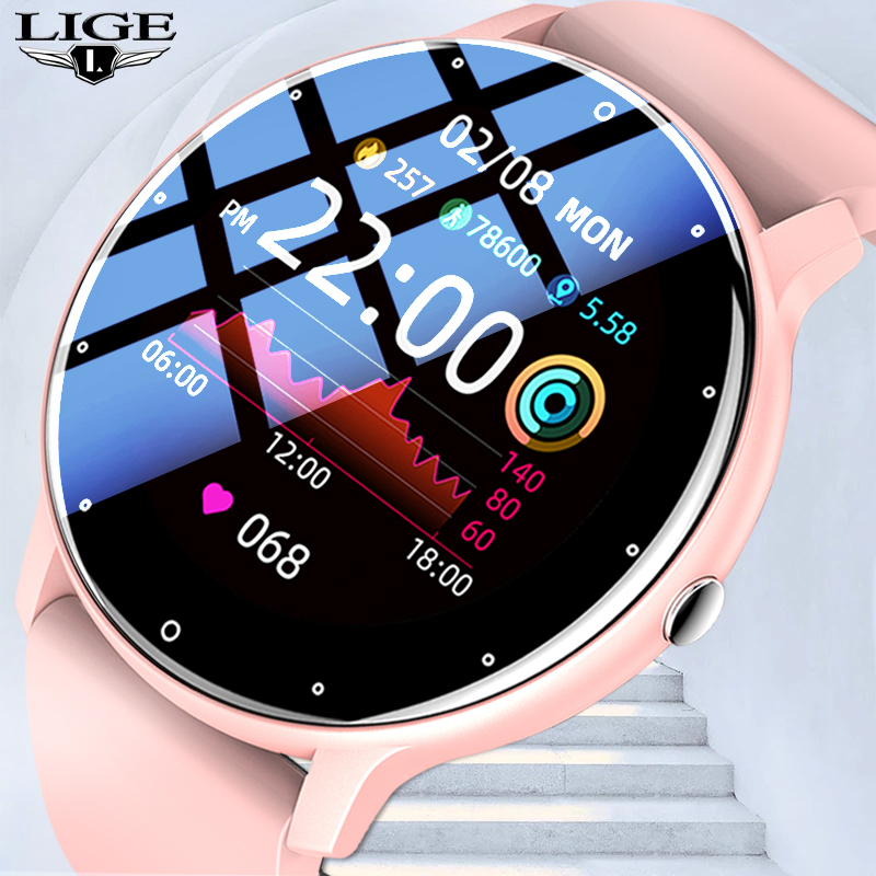 Lige 2025 novo relógio intelig - Smartwatch Touch avaliação e preço