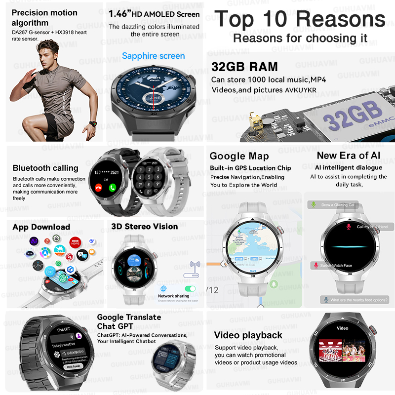 Novo Smartwatch 5 Pro 2026 com - Smartwatch Nexus avaliação e preço