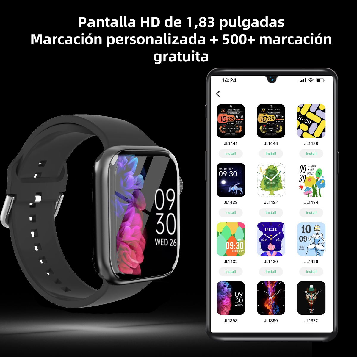 Relógio inteligente esportivo  - Smartwatch Faces avaliação e preço