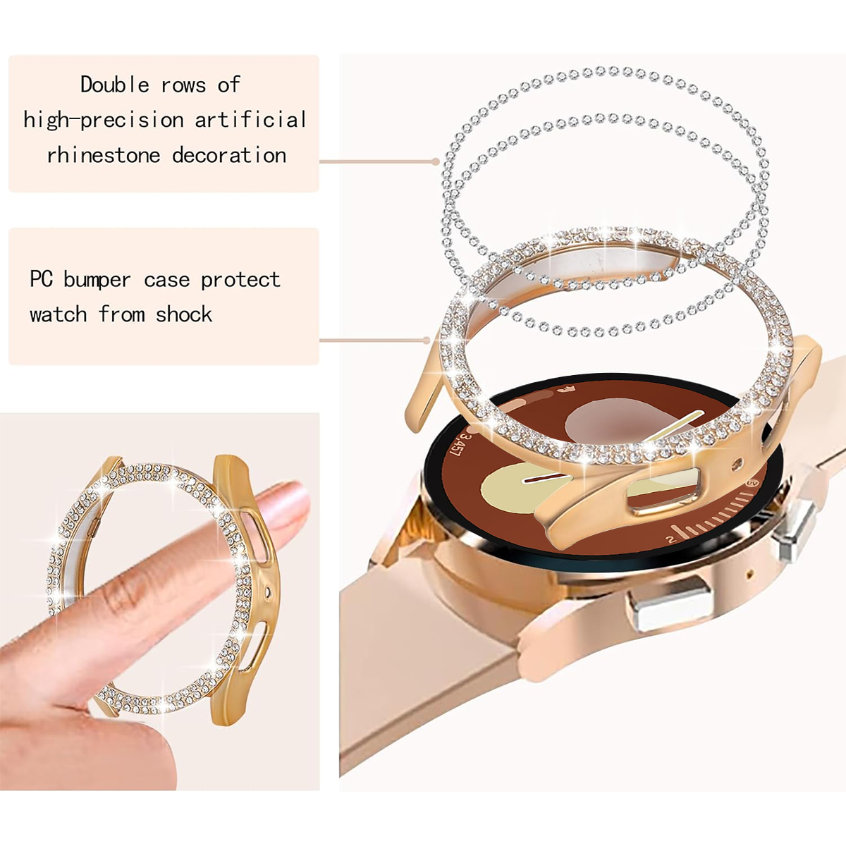Capa para samsung galaxy watch - Accessories For Galaxy Watch 5 avaliação e preço