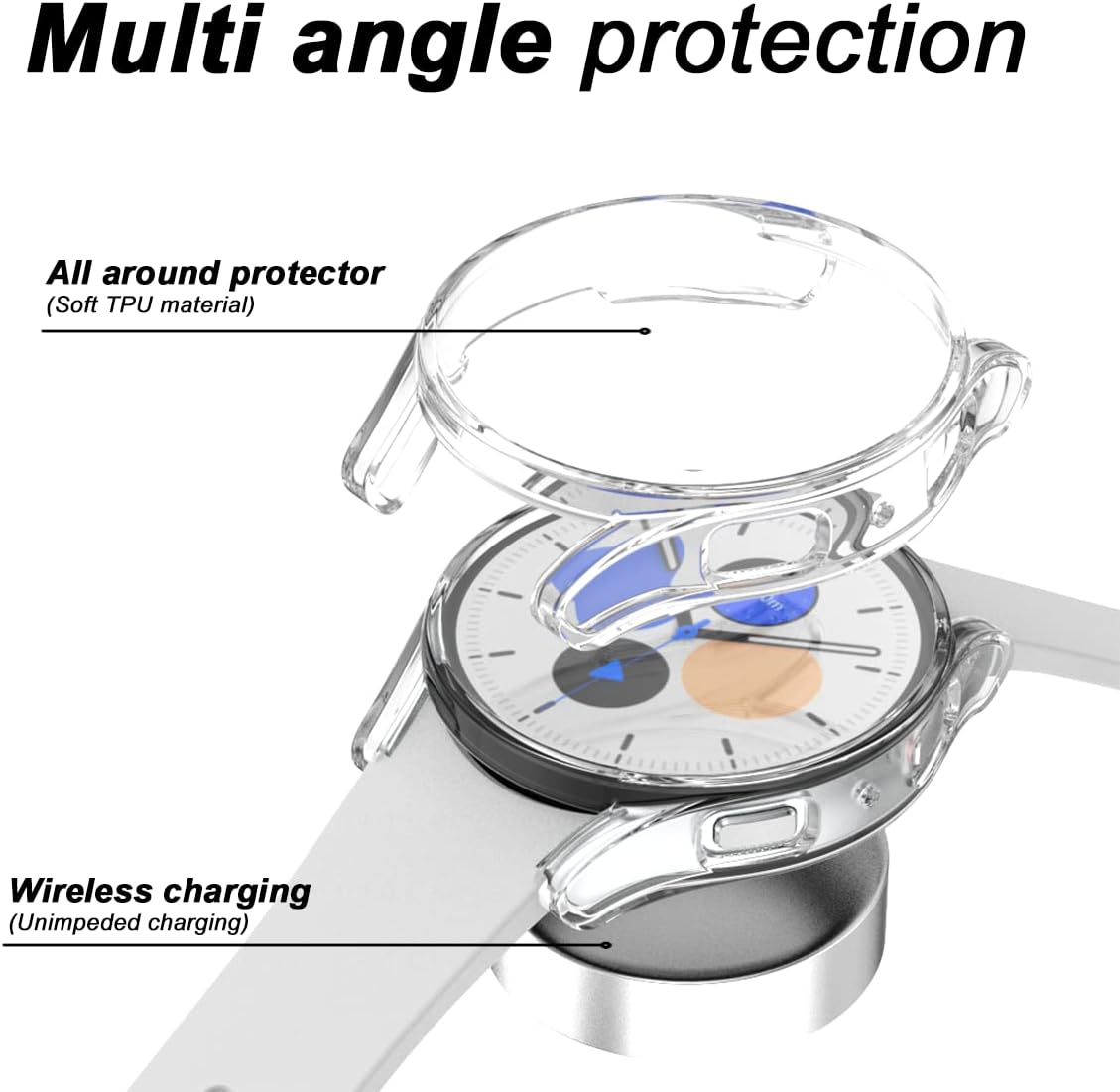 Capa protetora tpu para samsun - Accessories For Galaxy Watch 5 avaliação e preço